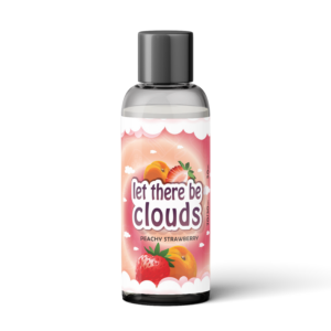 50ml Peachy Strawberry – Let There Be Clouds E-Liquid