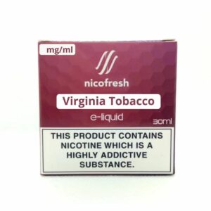 30ml Virginia Tobacco – Nicofresh E-Liquids